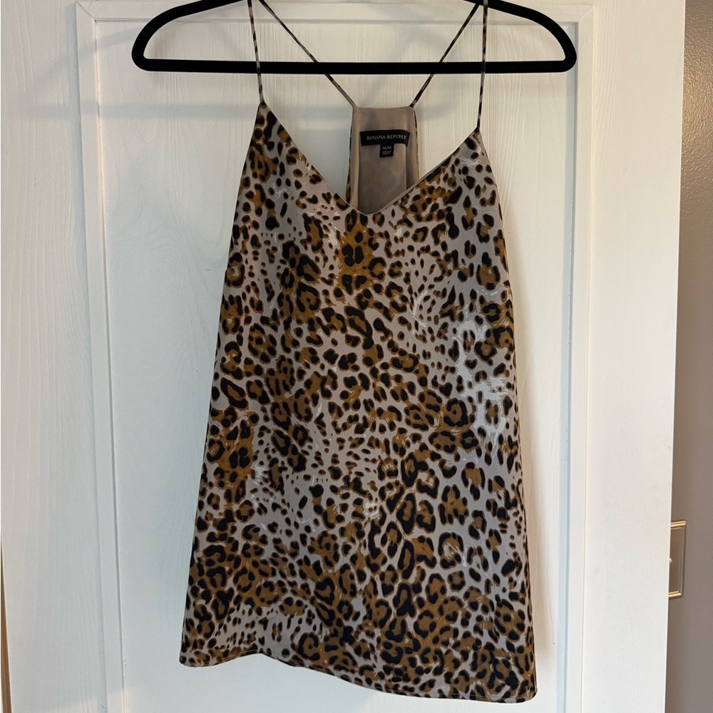 Banana Republic Animal Print Tank Top